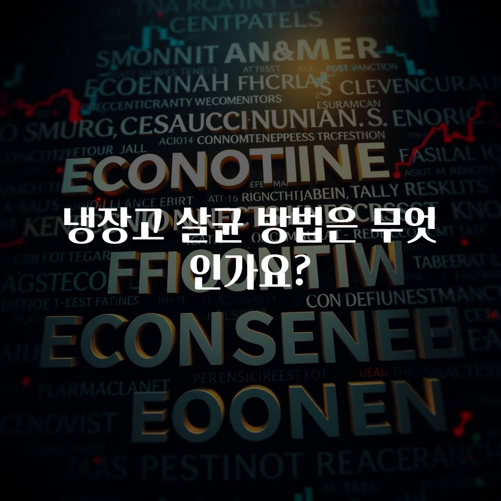 냉장고 살균 방법은 무엇인가요?