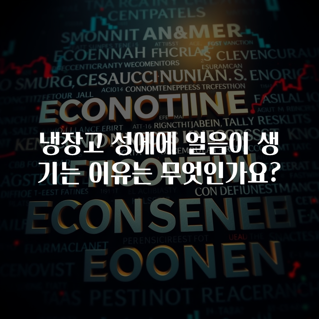 냉장고 성에에 얼음이 생기는 이유는 무엇인가요?