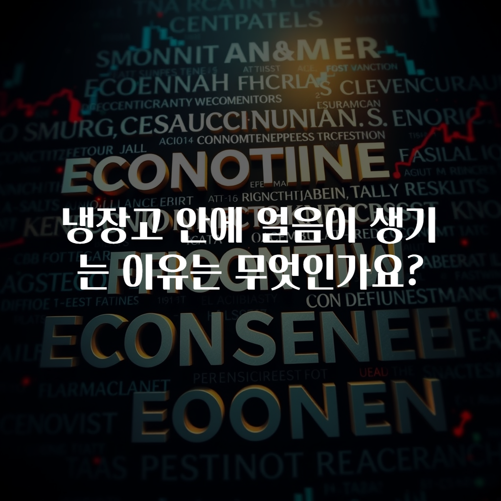 냉장고 안에 얼음이 생기는 이유는 무엇인가요?