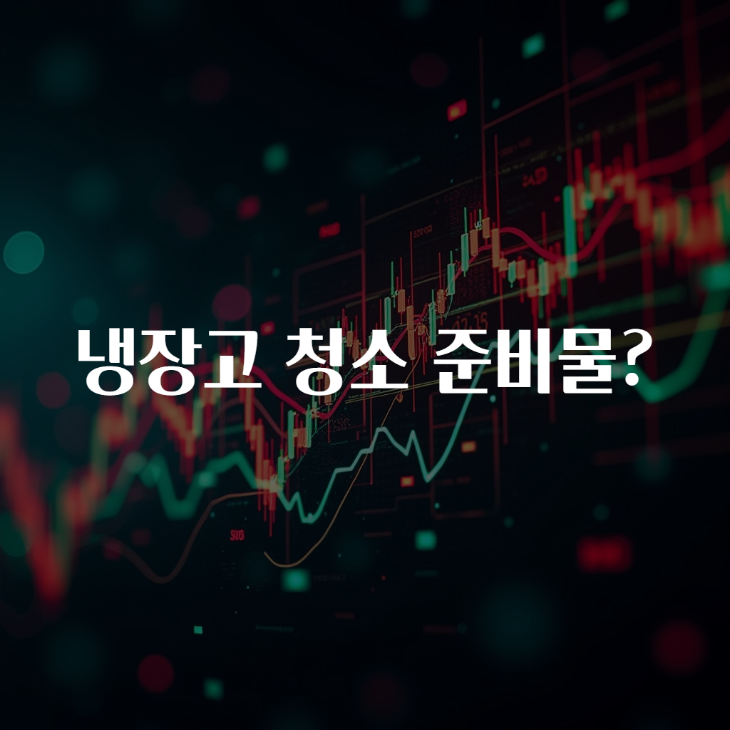 냉장고 청소 준비물?