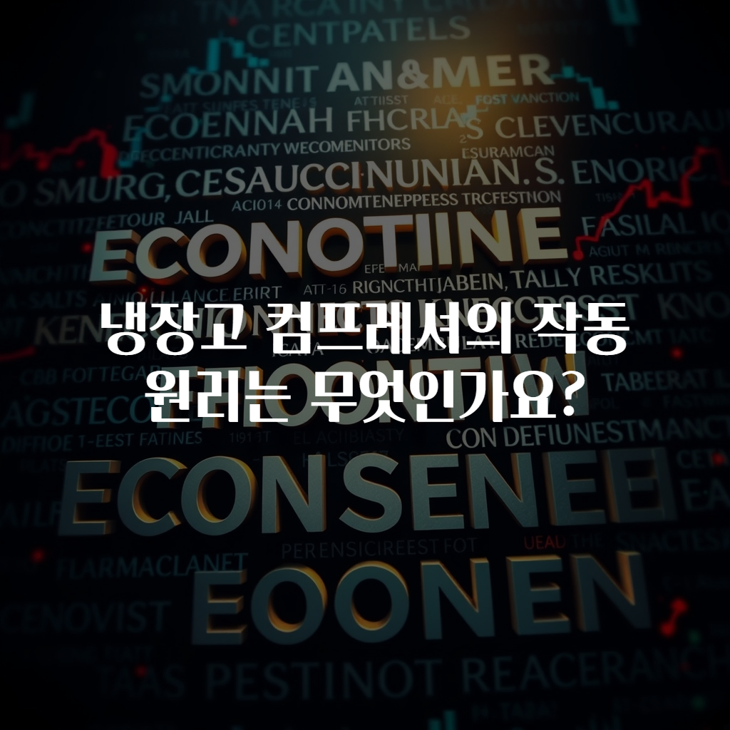 냉장고 컴프레셔의 작동 원리는 무엇인가요?