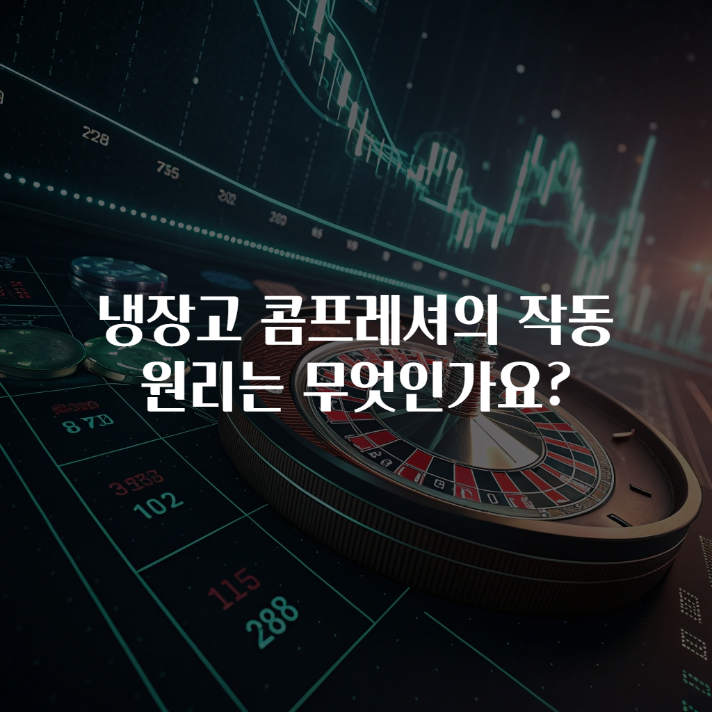 냉장고 콤프레셔의 작동 원리는 무엇인가요?