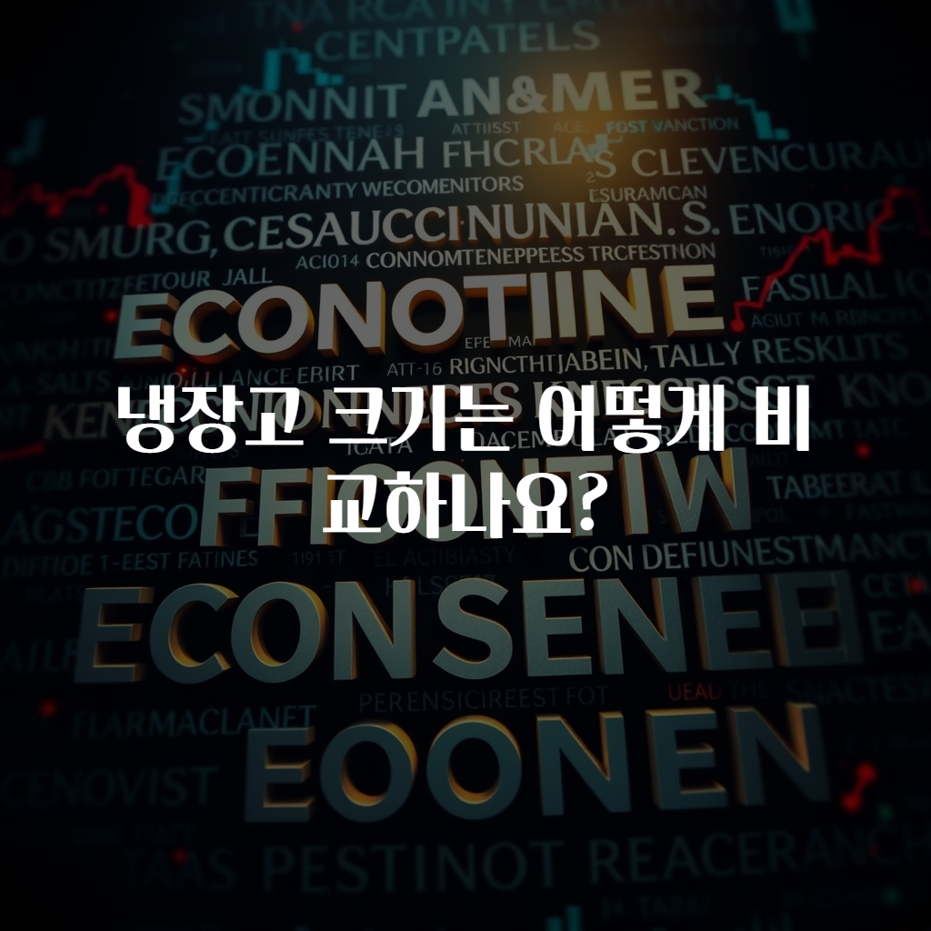 냉장고 크기는 어떻게 비교하나요?
