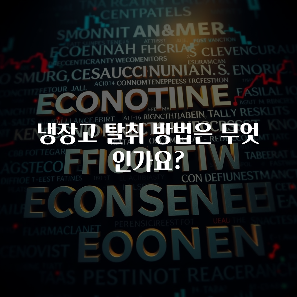 냉장고 탈취 방법은 무엇인가요?
