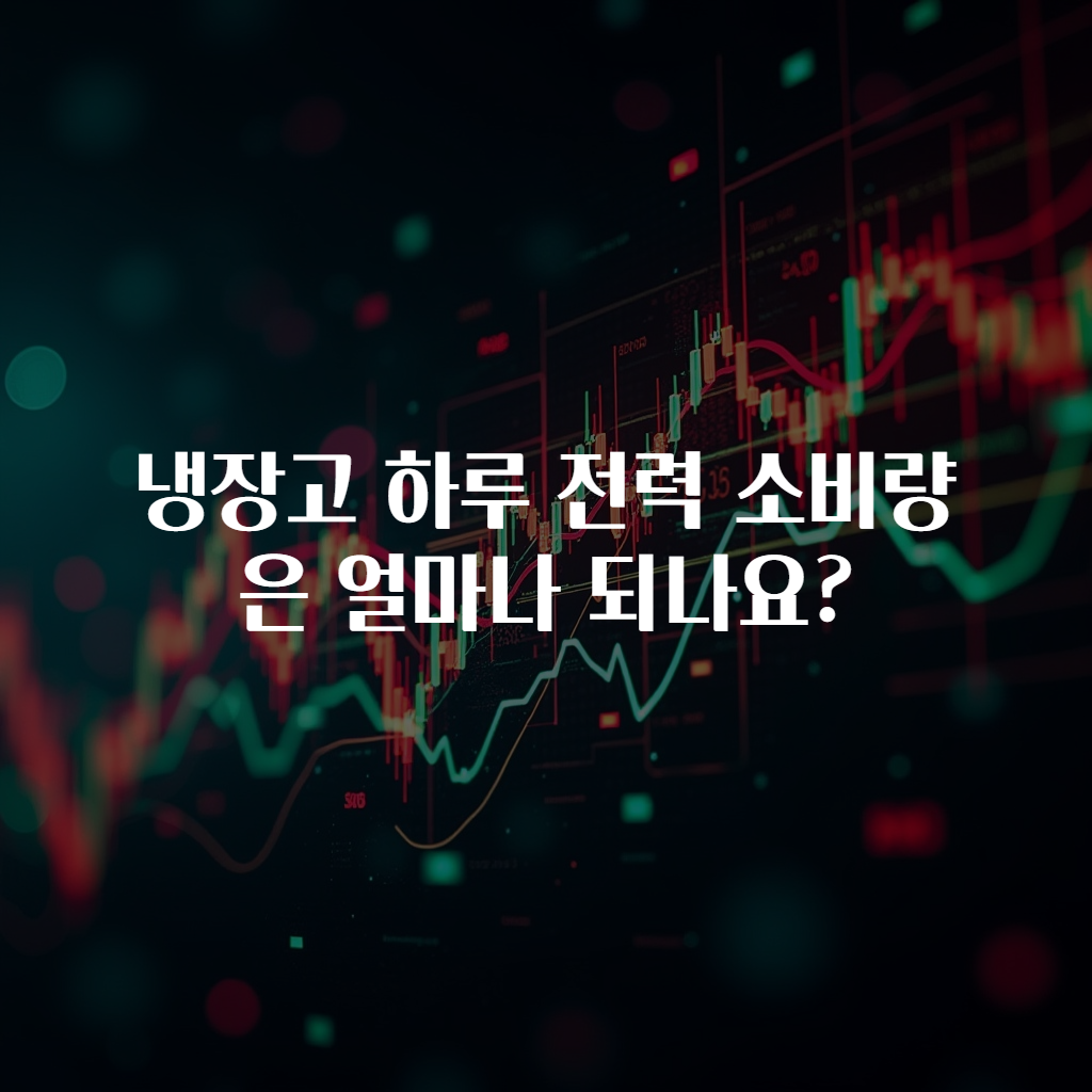냉장고 하루 전력 소비량은 얼마나 되나요?