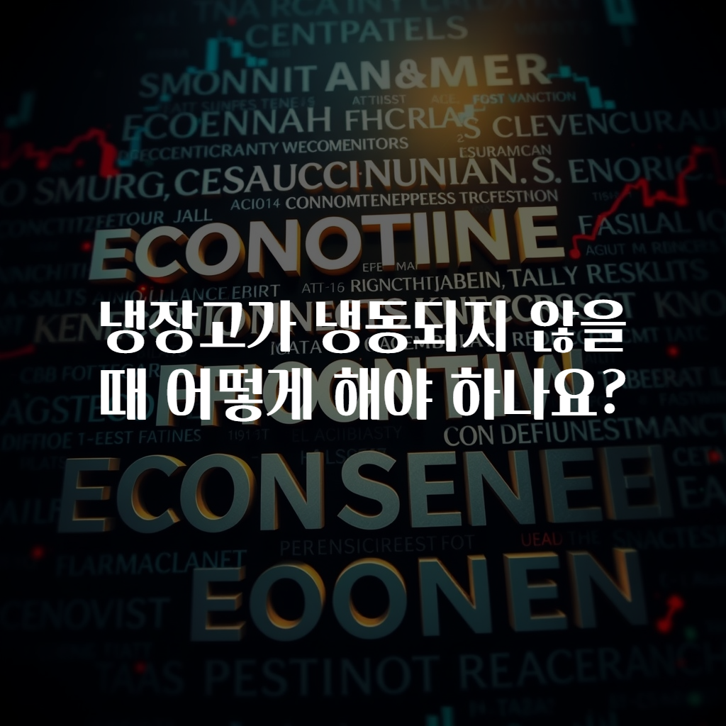 냉장고가 냉동되지 않을 때 어떻게 해야 하나요?