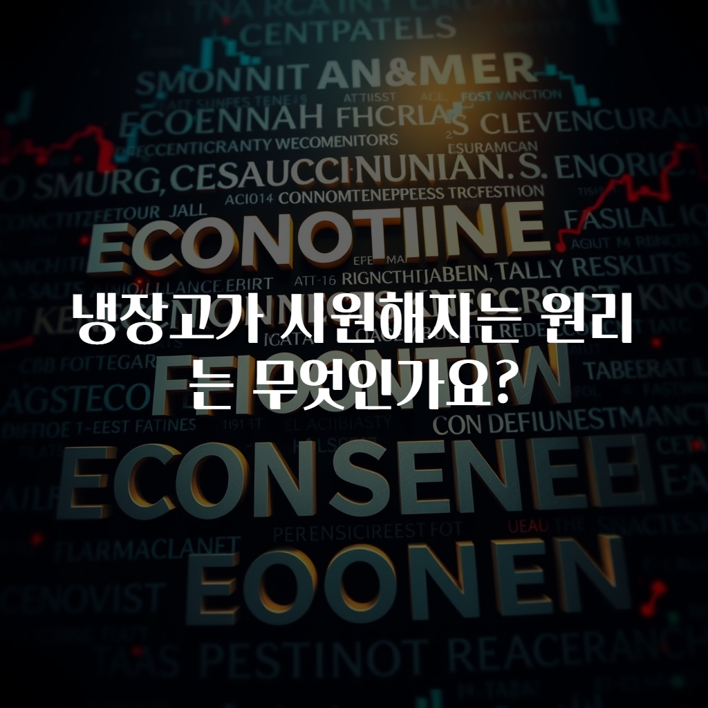 냉장고가 시원해지는 원리는 무엇인가요?