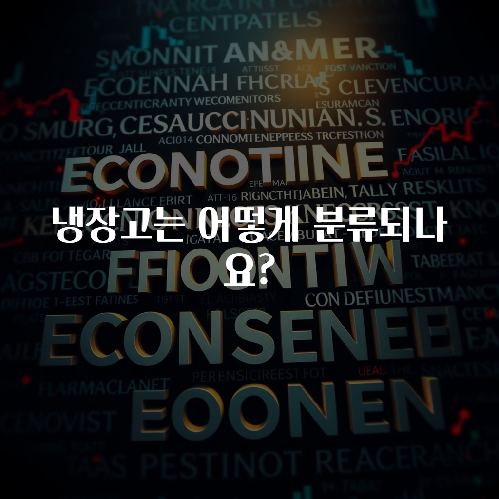 냉장고는 어떻게 분류되나요?