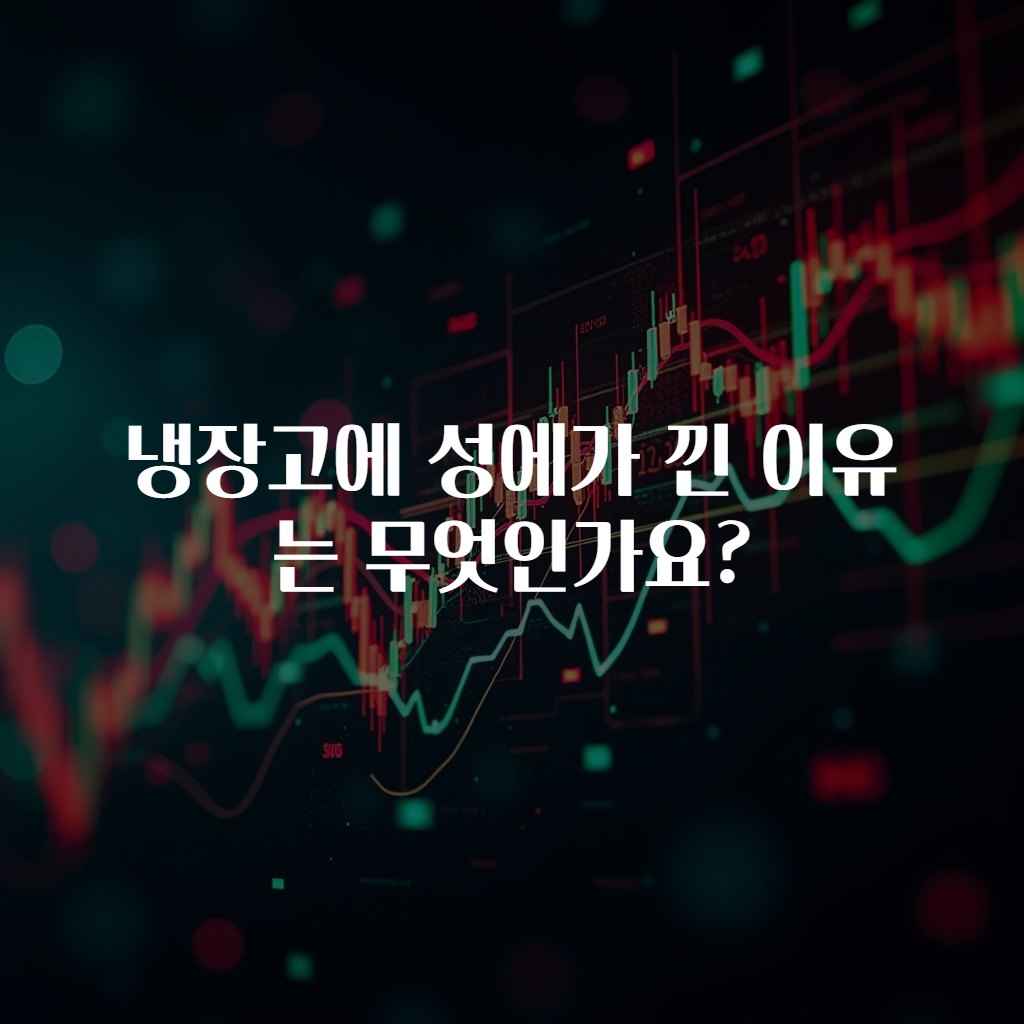 냉장고에 성에가 낀 이유는 무엇인가요?
