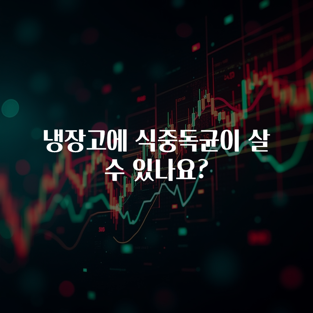 냉장고에 식중독균이 살 수 있나요?