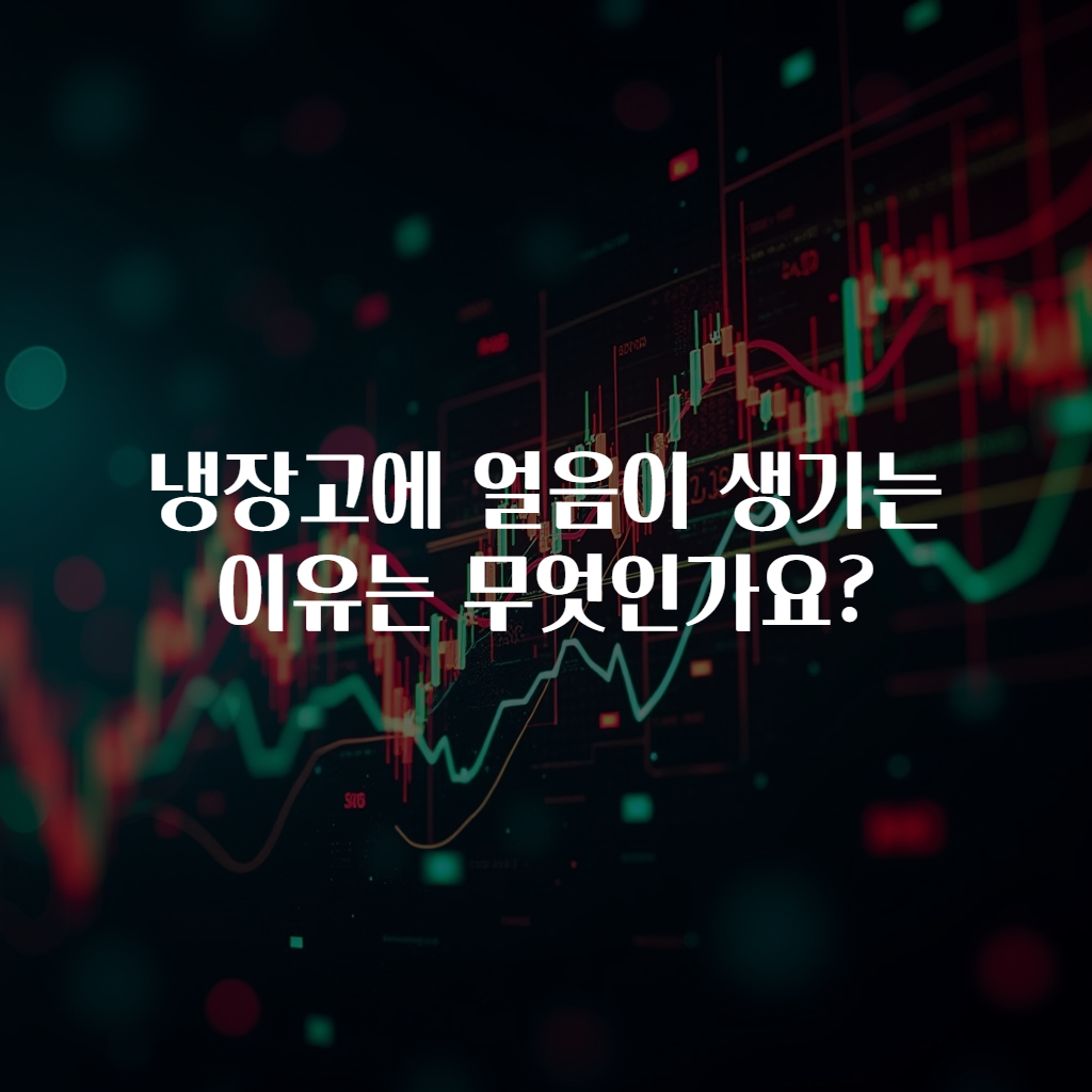 냉장고에 얼음이 생기는 이유는 무엇인가요?
