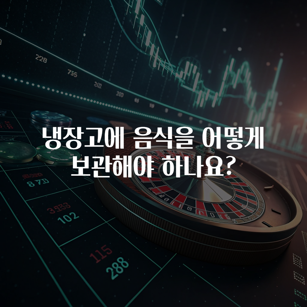 냉장고에 음식을 어떻게 보관해야 하나요?