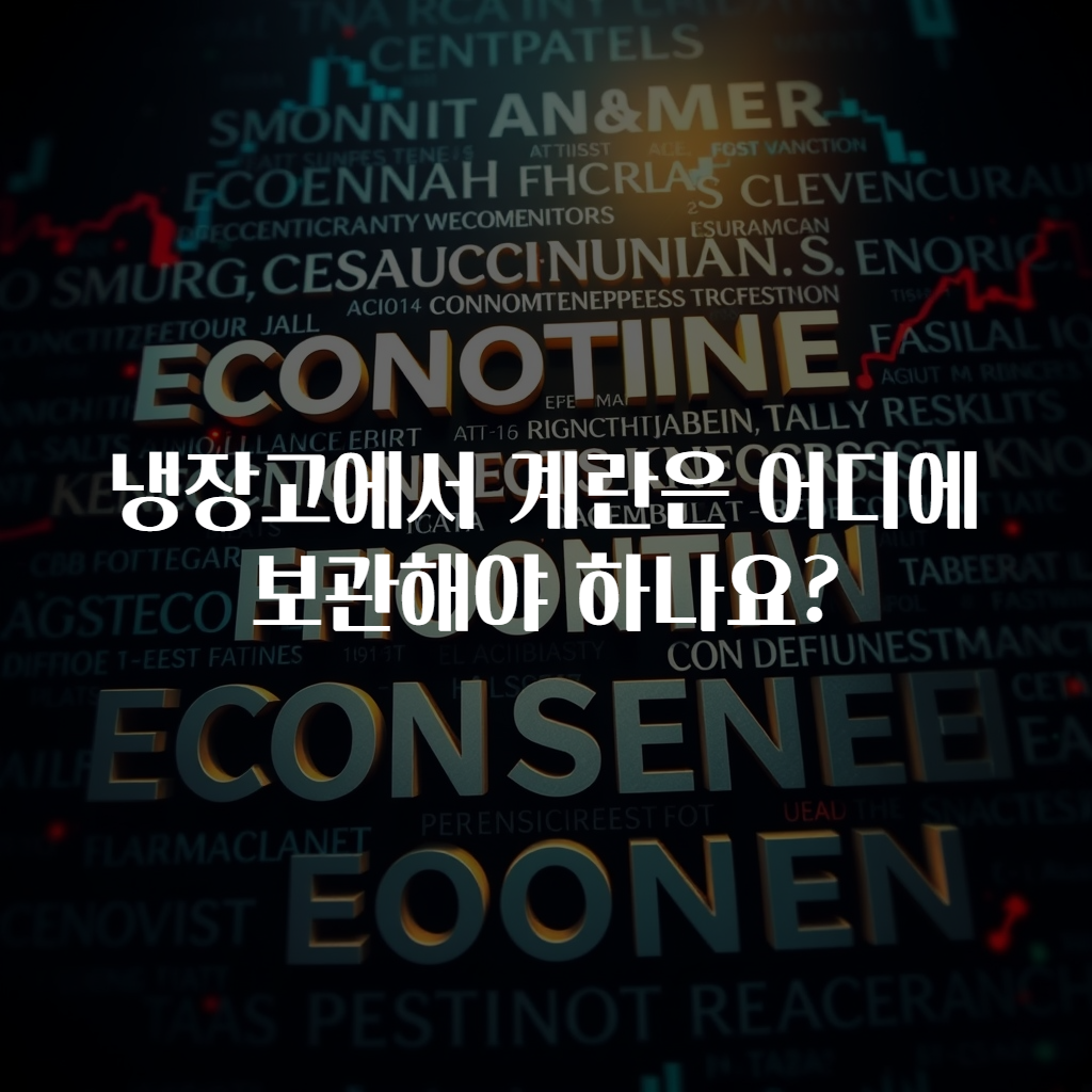 냉장고에서 계란은 어디에 보관해야 하나요?