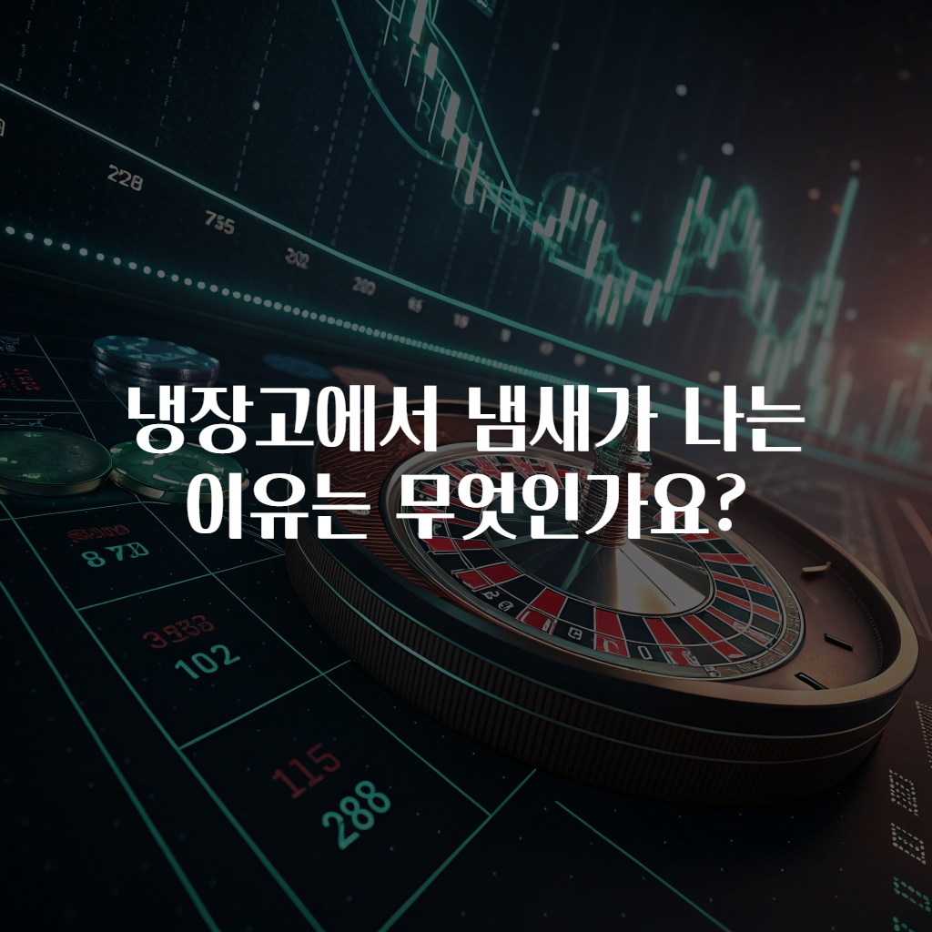 냉장고에서 냄새가 나는 이유는 무엇인가요?