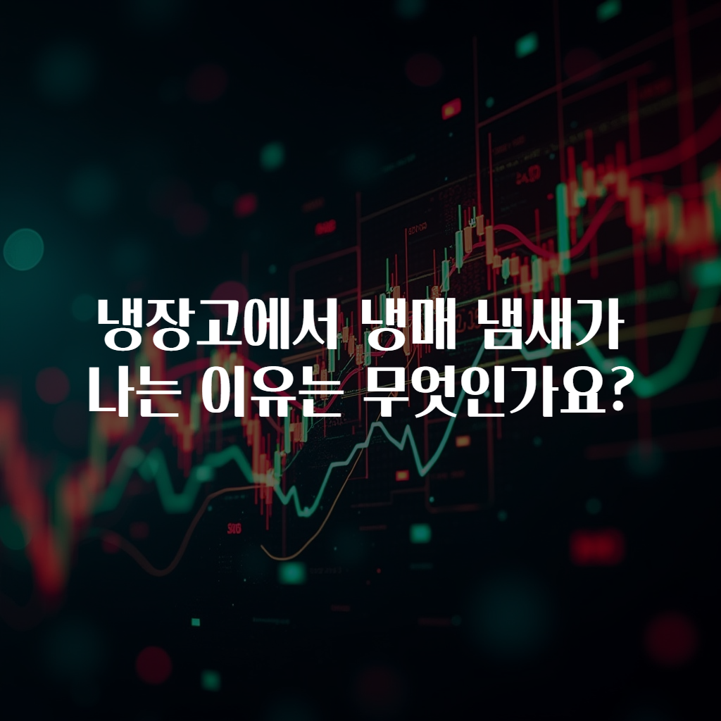 냉장고에서 냉매 냄새가 나는 이유는 무엇인가요?