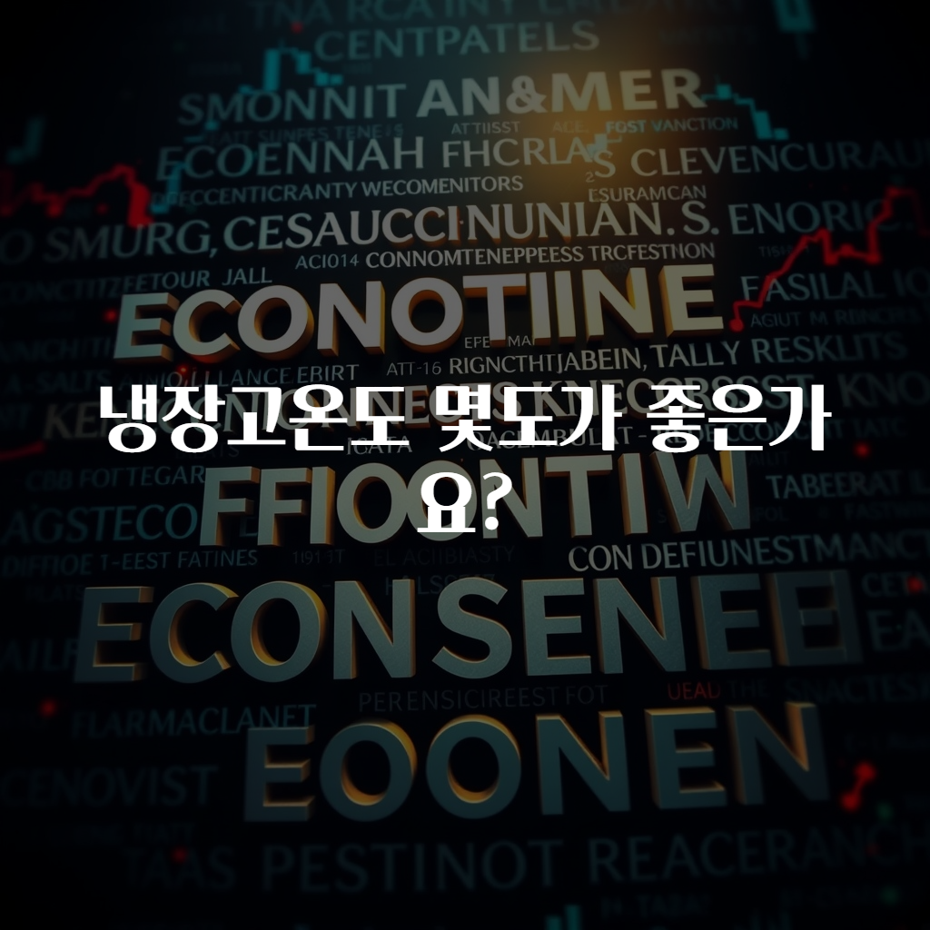 냉장고온도 몇도가 좋은가요?