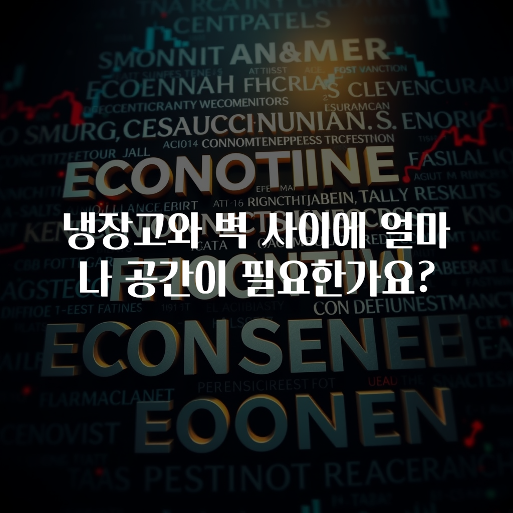 냉장고와 벽 사이에 얼마나 공간이 필요한가요?