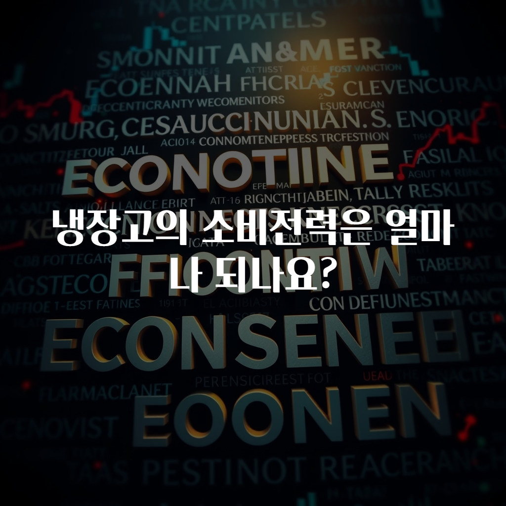 냉장고의 소비전력은 얼마나 되나요?
