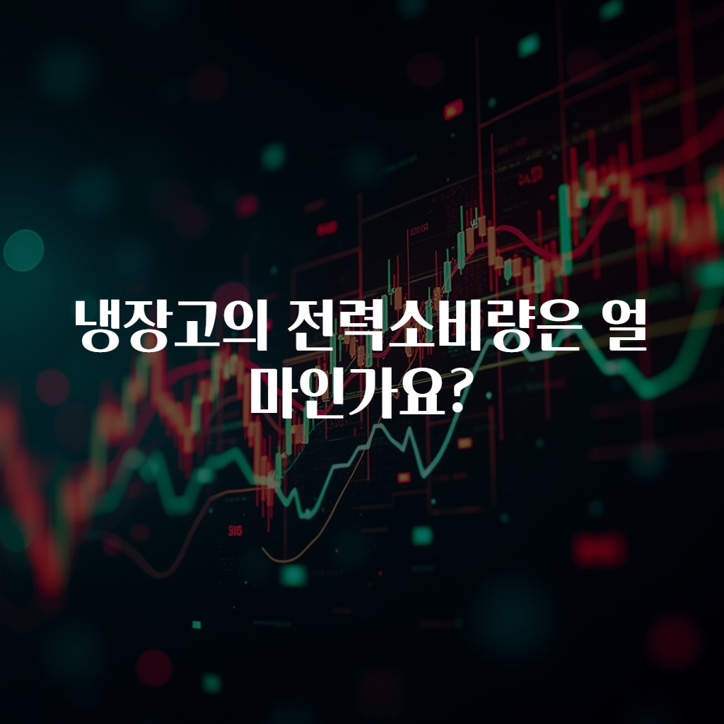 냉장고의 전력소비량은 얼마인가요?