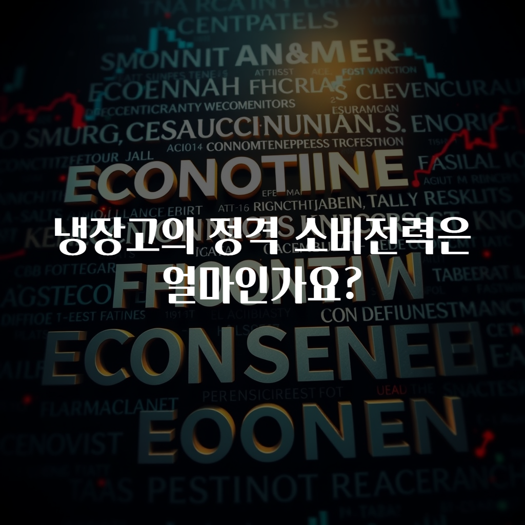 냉장고의 정격 소비전력은 얼마인가요?