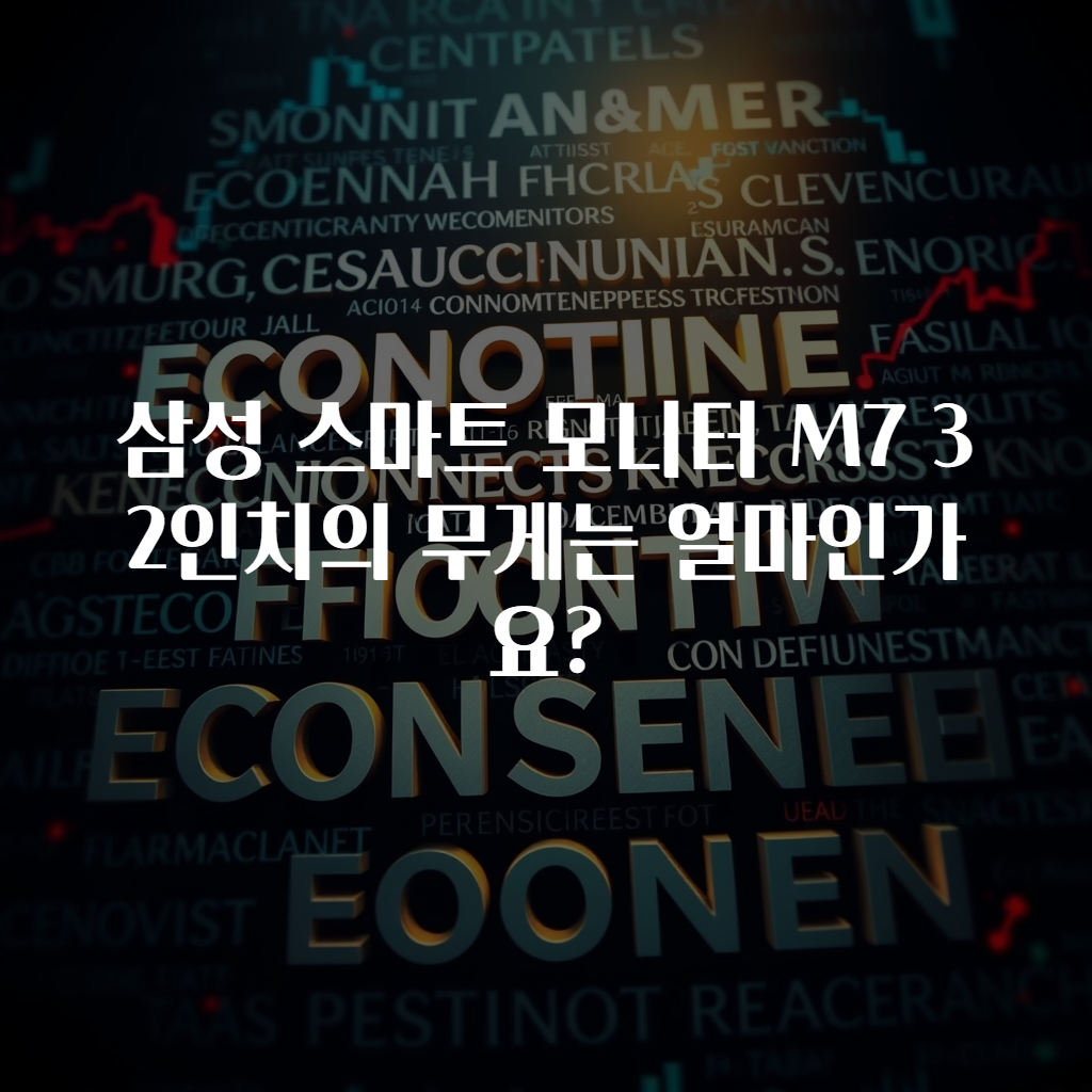 삼성 스마트 모니터 M7 32인치의 무게는 얼마인가요?