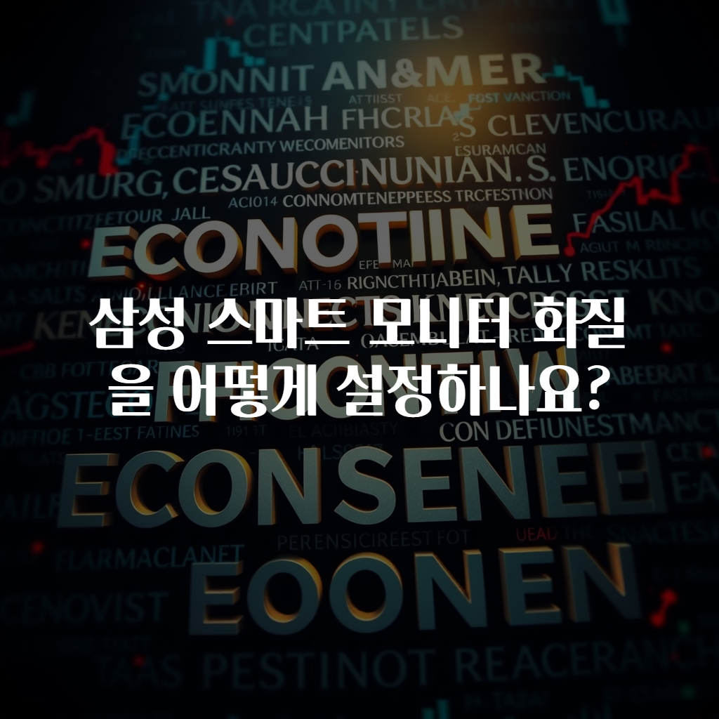 삼성 스마트 모니터 화질을 어떻게 설정하나요?