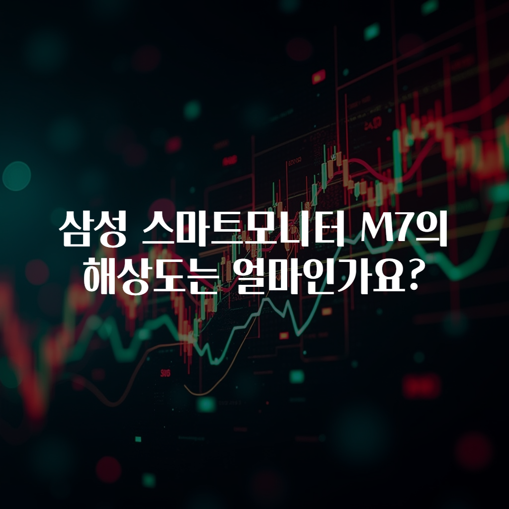 삼성 스마트모니터 M7의 해상도는 얼마인가요?