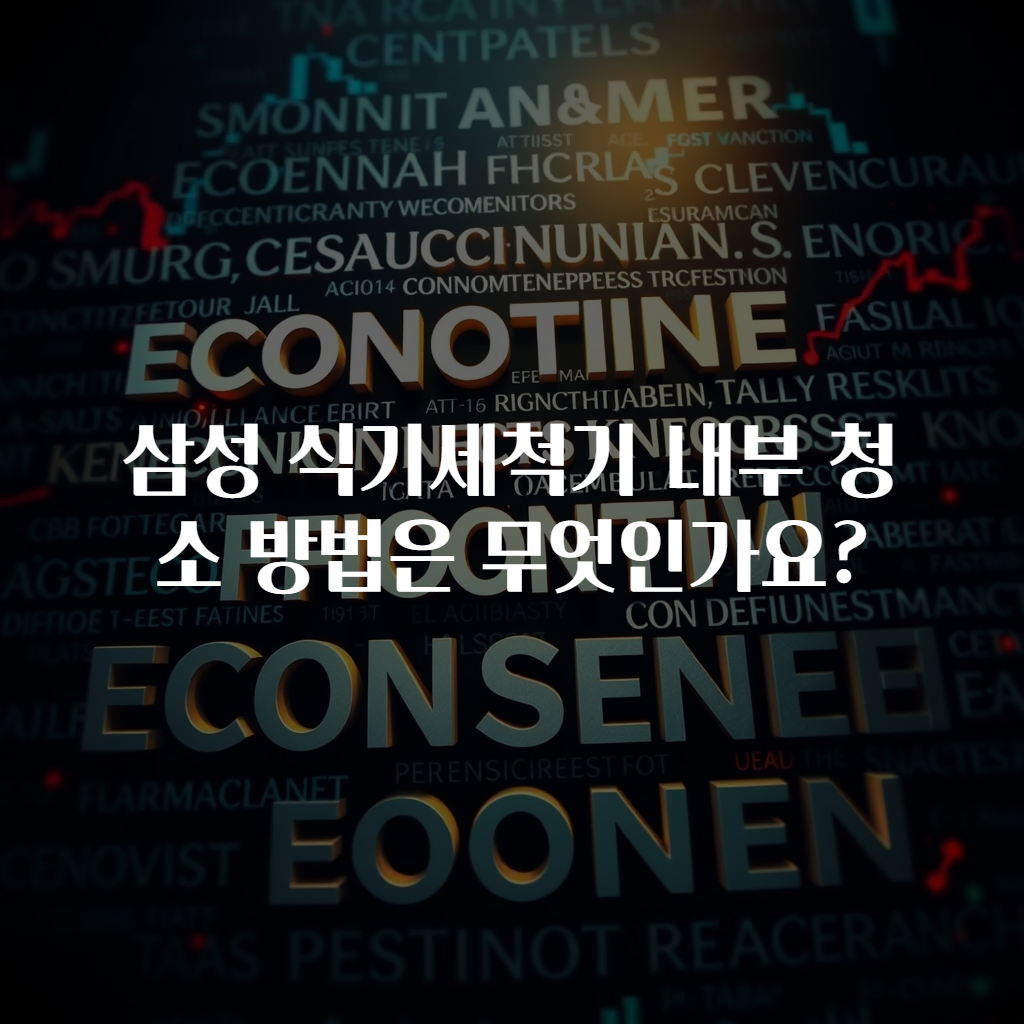 삼성 식기세척기 내부 청소 방법은 무엇인가요?