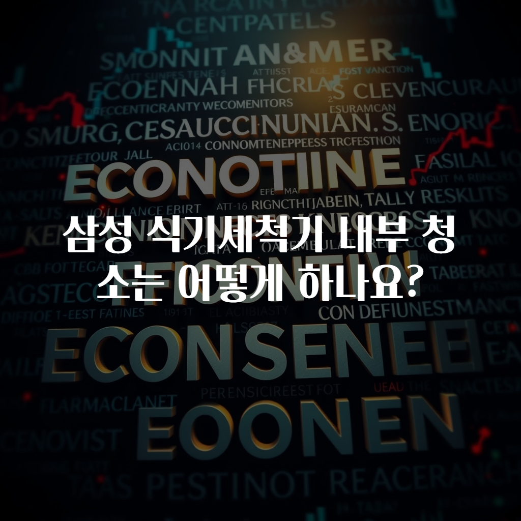 삼성 식기세척기 내부 청소는 어떻게 하나요?