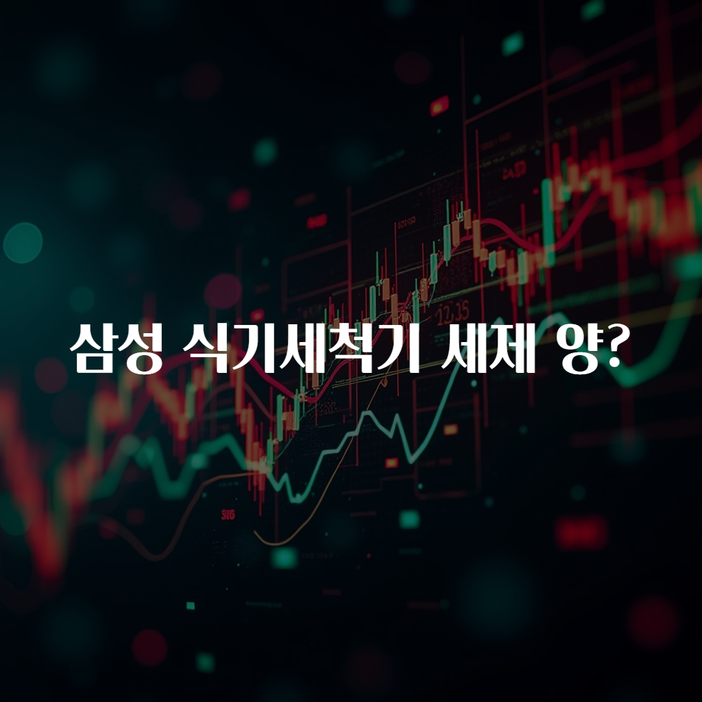 삼성 식기세척기 세제 양?