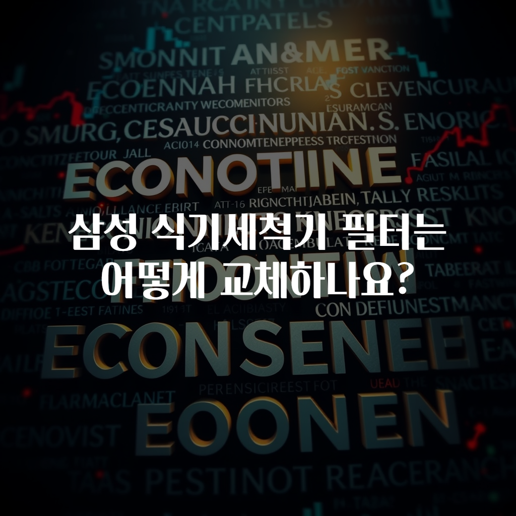 삼성 식기세척기 필터는 어떻게 교체하나요?