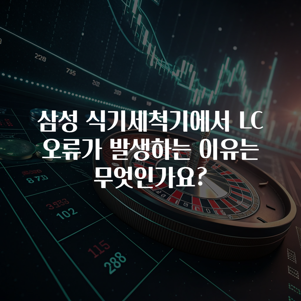 삼성 식기세척기에서 LC 오류가 발생하는 이유는 무엇인가요?