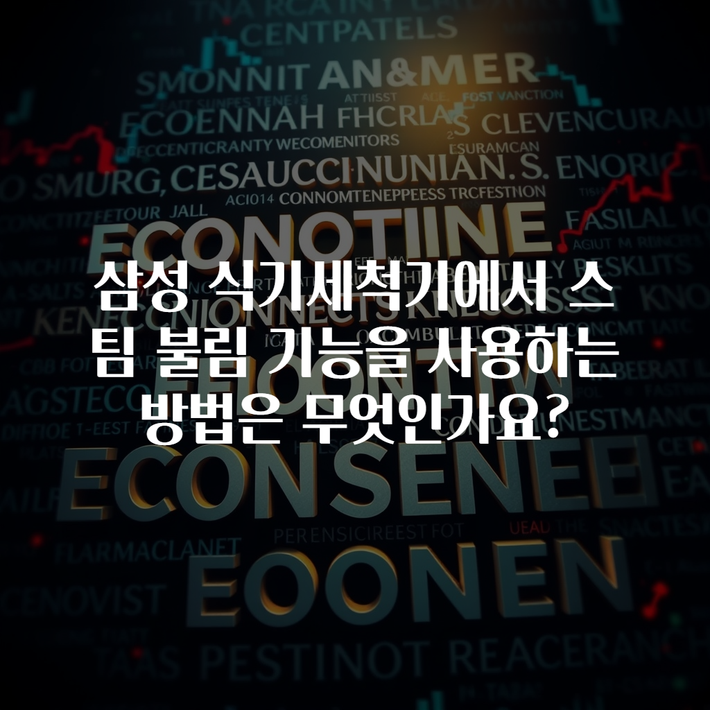 삼성 식기세척기에서 스팀 불림 기능을 사용하는 방법은 무엇인가요?