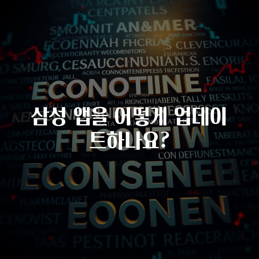 삼성 앱을 어떻게 업데이트하나요?