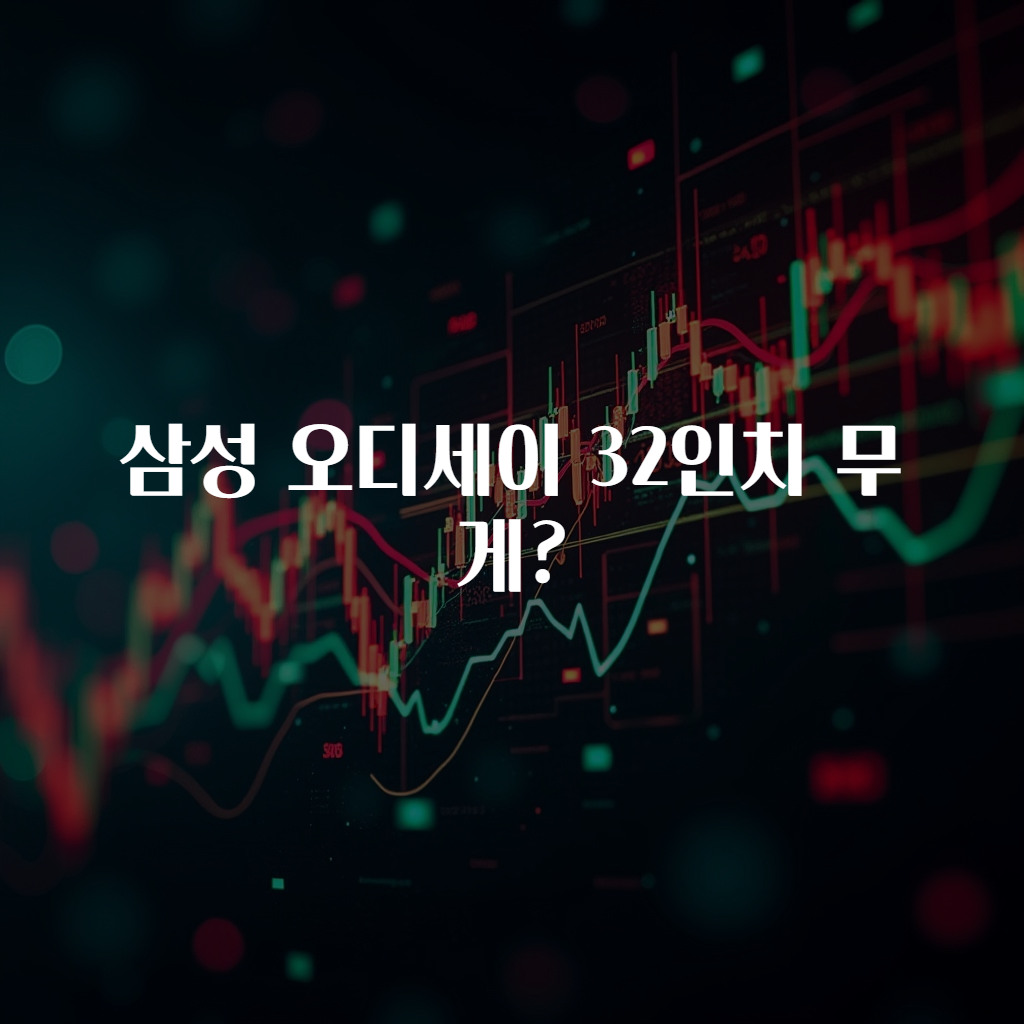 삼성 오디세이 32인치 무게?