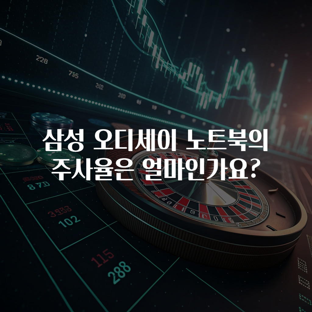 삼성 오디세이 노트북의 주사율은 얼마인가요?