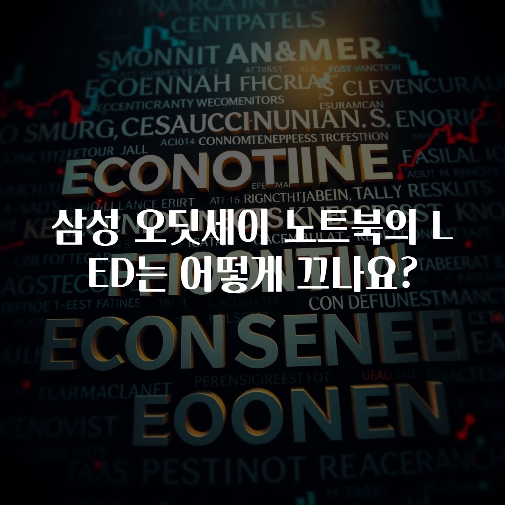 삼성 오딧세이 노트북의 LED는 어떻게 끄나요?