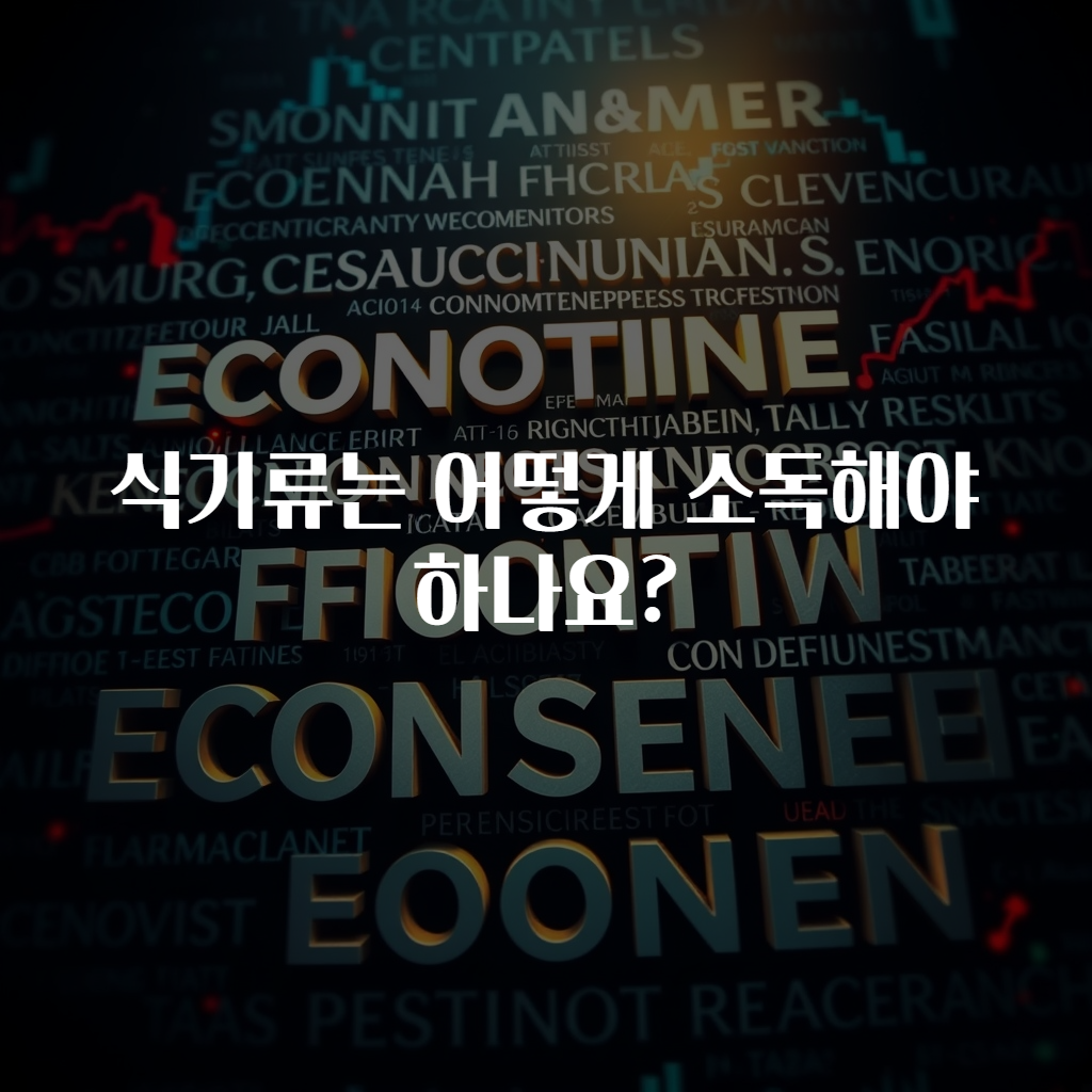 식기류는 어떻게 소독해야 하나요?