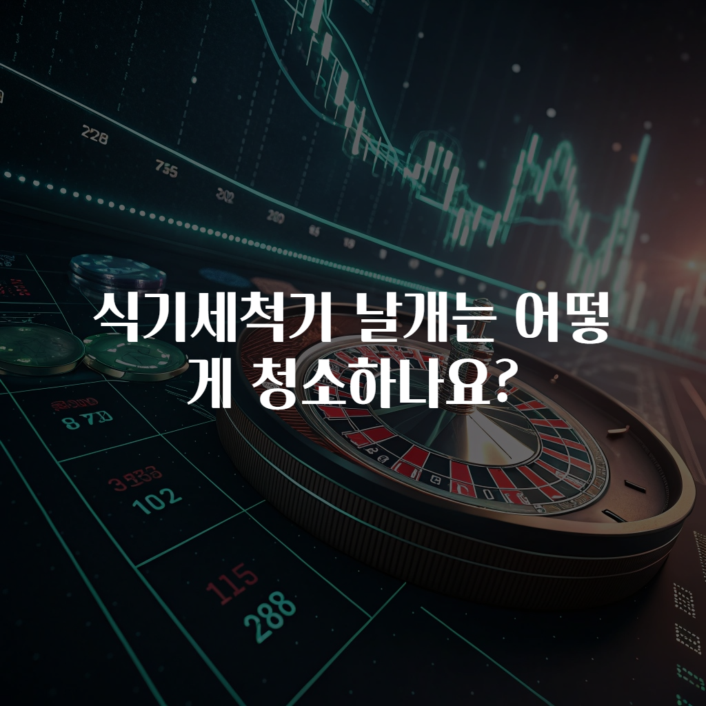 식기세척기 날개는 어떻게 청소하나요?