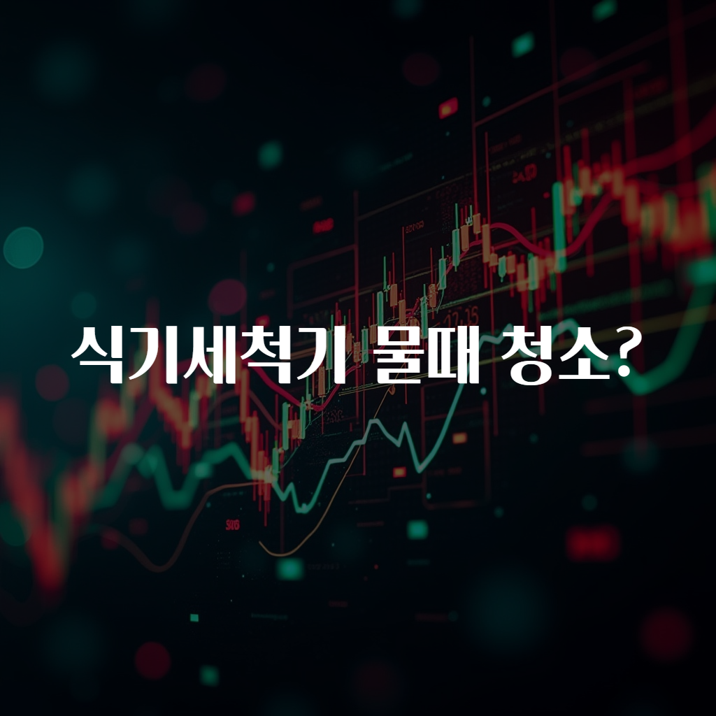 식기세척기 물때 청소?