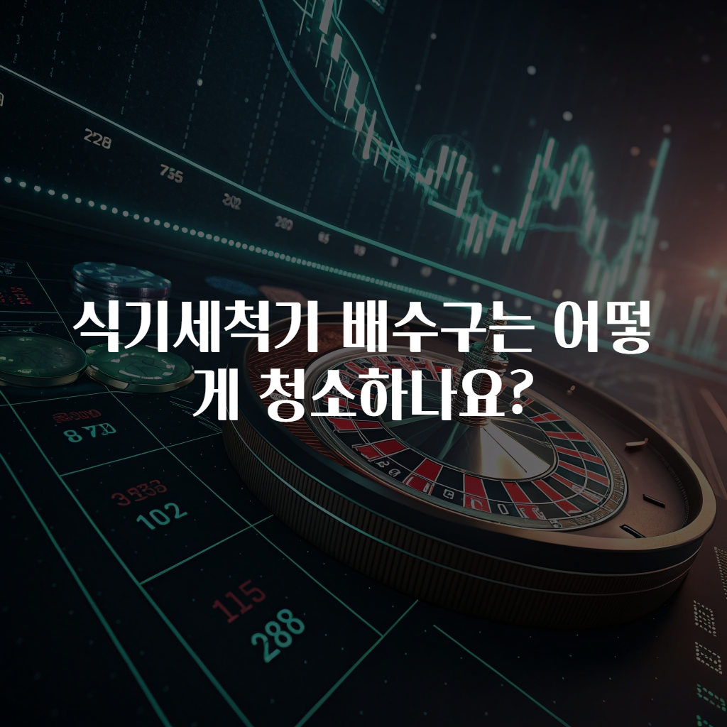 식기세척기 배수구는 어떻게 청소하나요?