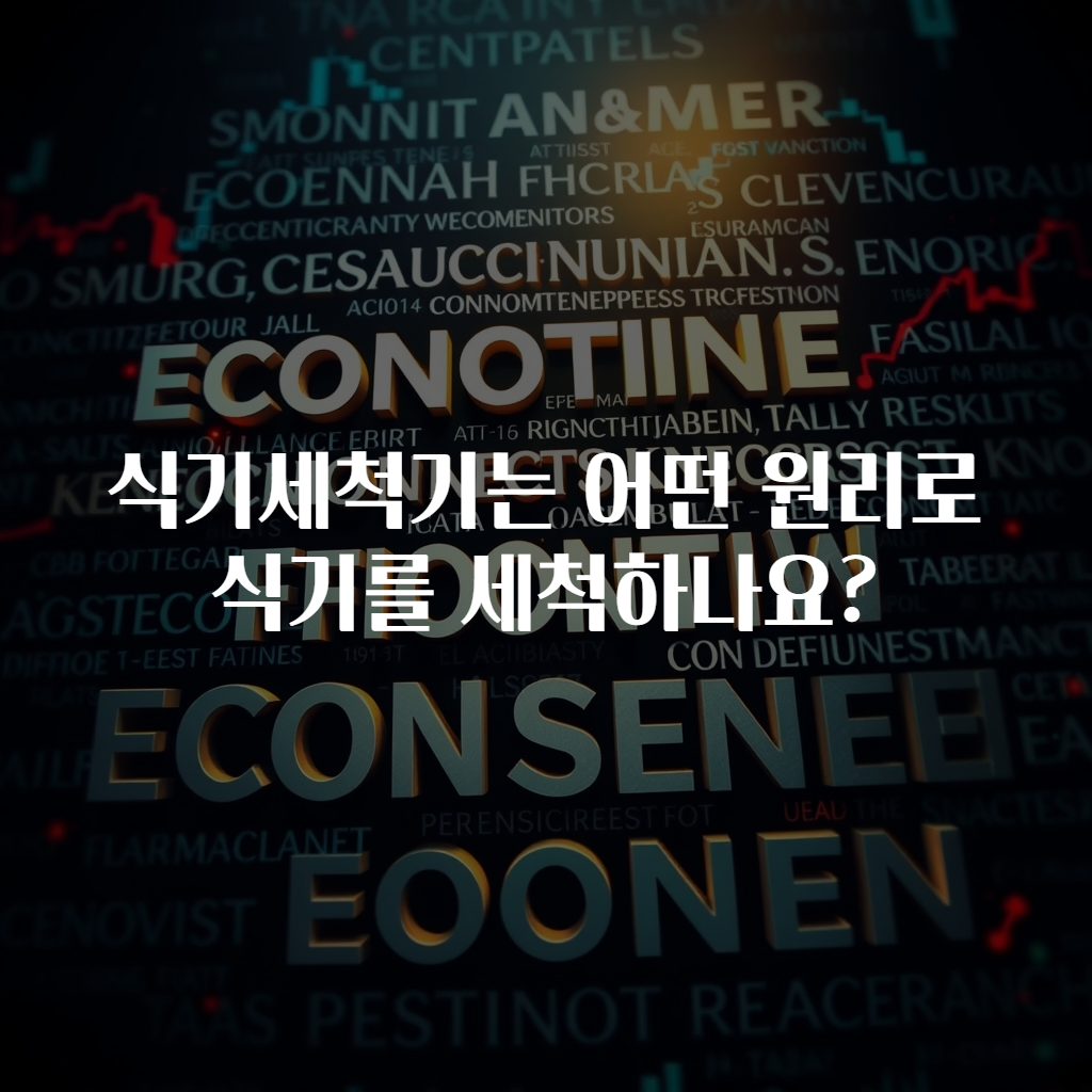 식기세척기는 어떤 원리로 식기를 세척하나요?