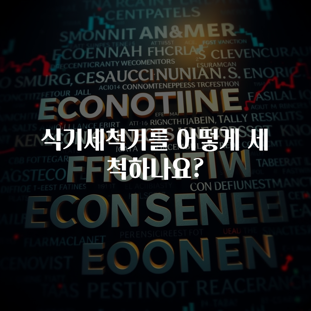 식기세척기를 어떻게 세척하나요?