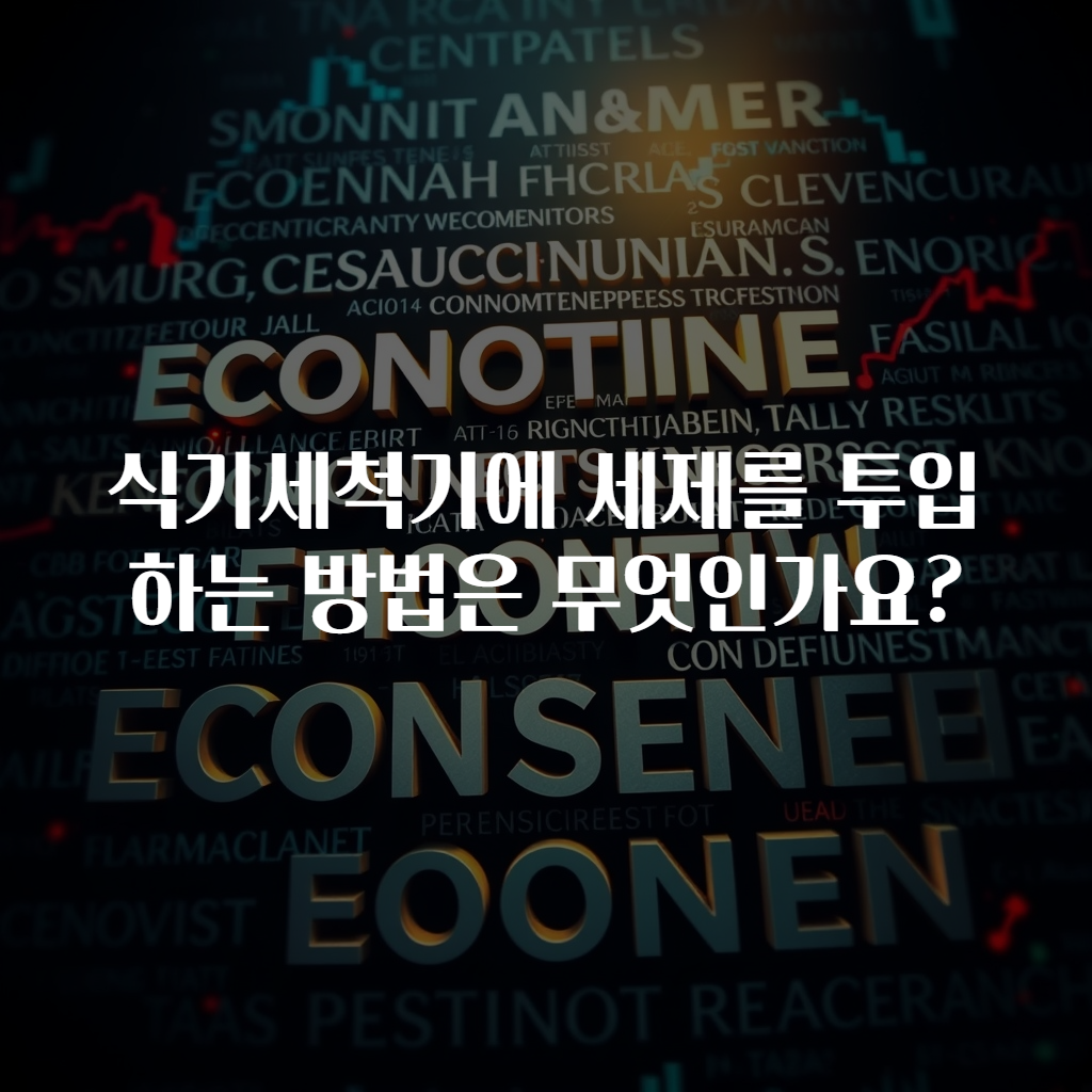 식기세척기에 세제를 투입하는 방법은 무엇인가요?