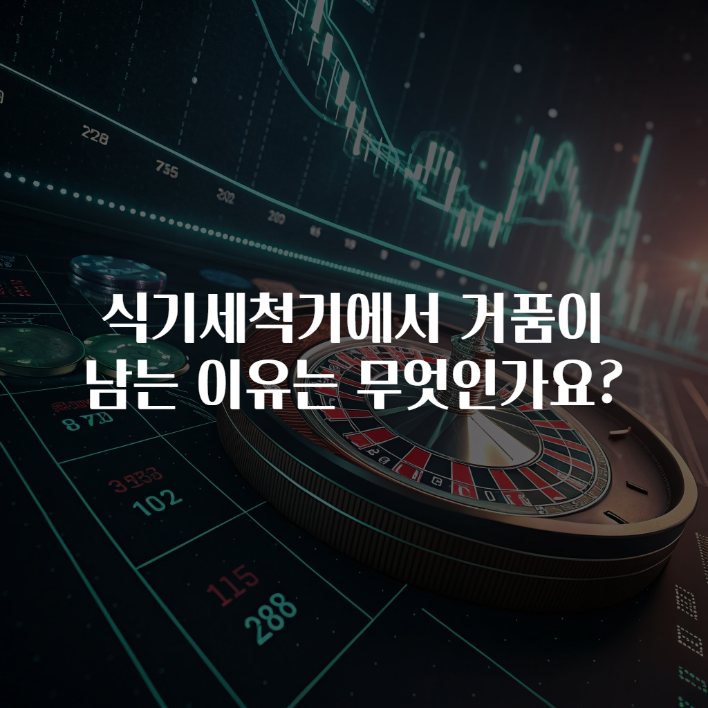 식기세척기에서 거품이 남는 이유는 무엇인가요?