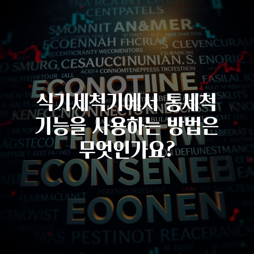 식기세척기에서 통세척 기능을 사용하는 방법은 무엇인가요?