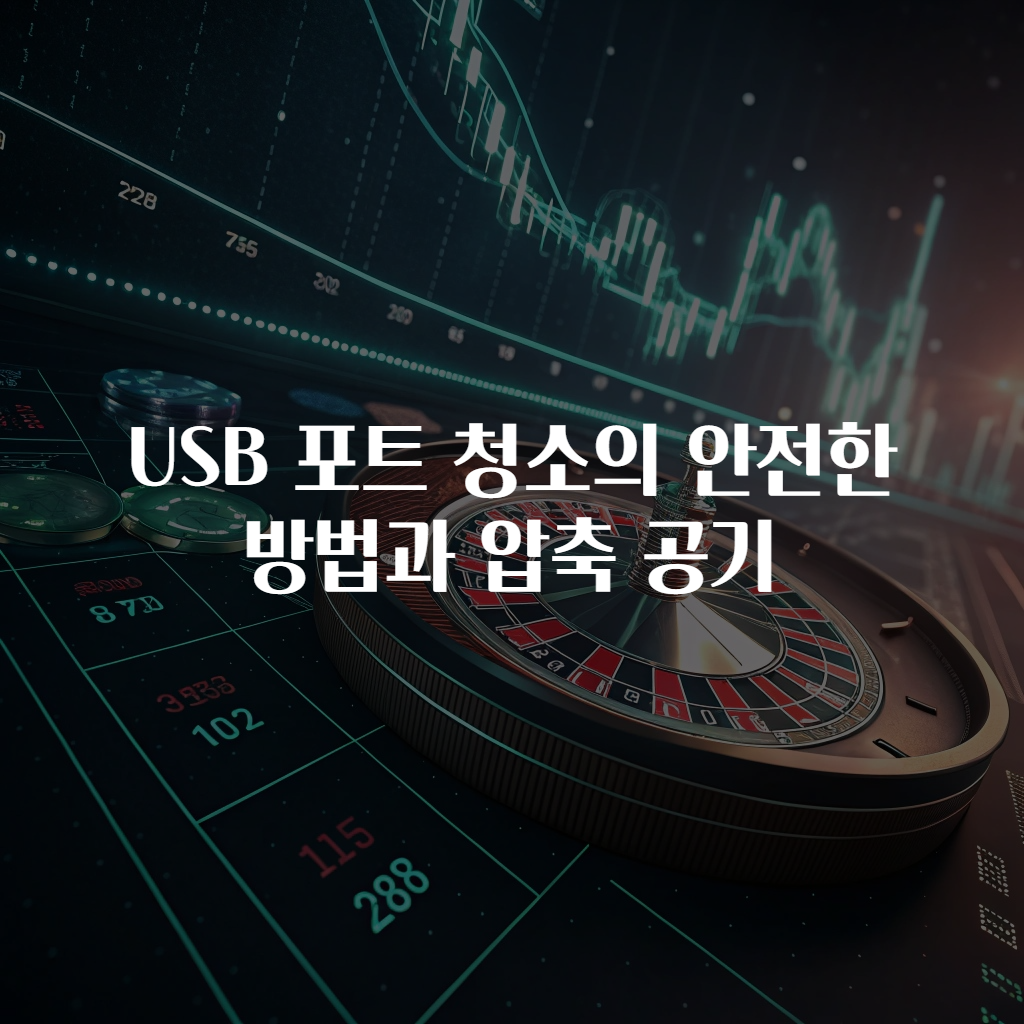 USB 포트 청소의 안전한 방법과 압축 공기