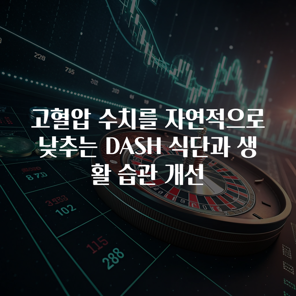고혈압 수치를 자연적으로 낮추는 DASH 식단과 생활 습관 개선