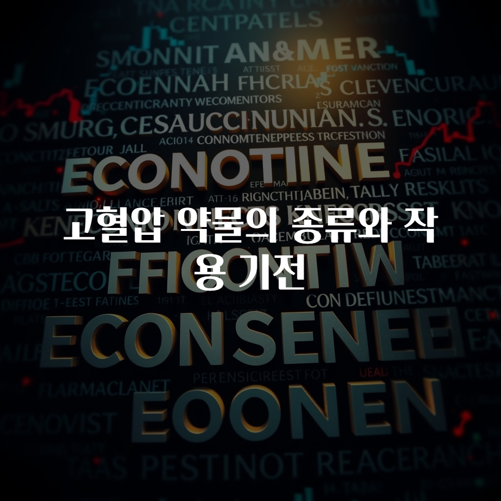 고혈압 약물의 종류와 작용 기전