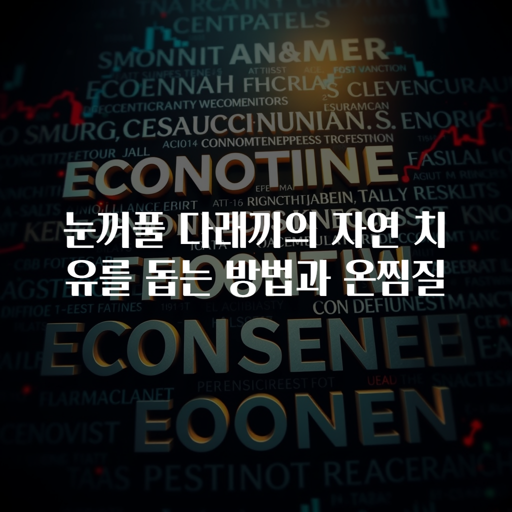 눈꺼풀 다래끼의 자연 치유를 돕는 방법과 온찜질